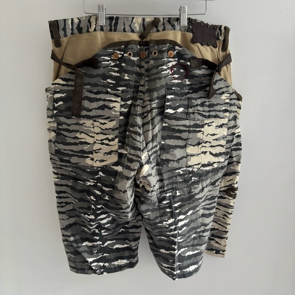 Sabit Men’s Camouflage Cargo Shorts Size 38 - Picture 2 of 12